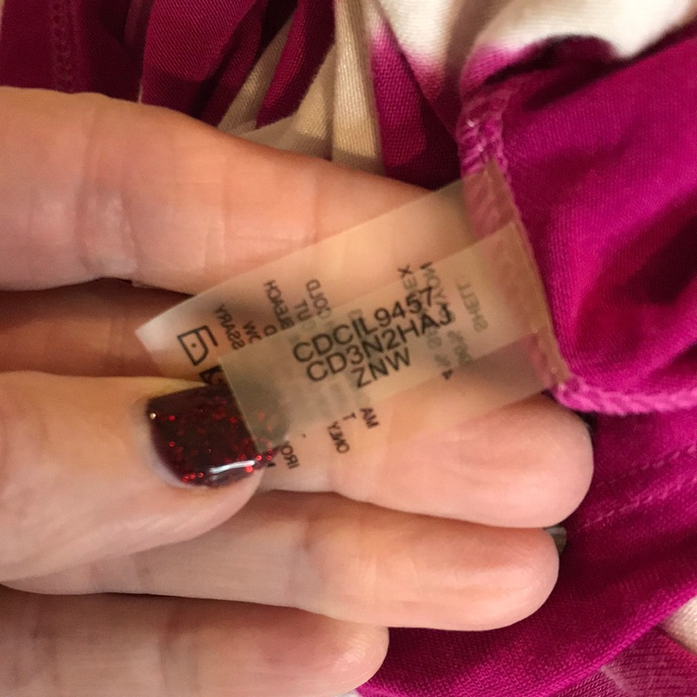 Calvin Klein Maxi Dress Tie Dye Fushia 4 - Picture 10 of 17